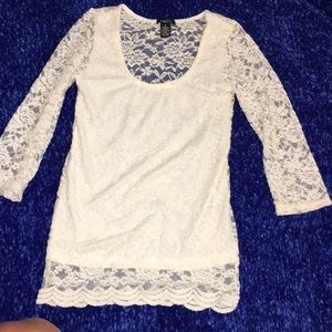 Lace rue 21 top